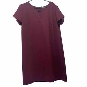 Merona Women's Size‎ XL Short Sleeve Classic Comfort Dress Purple Pre Owned